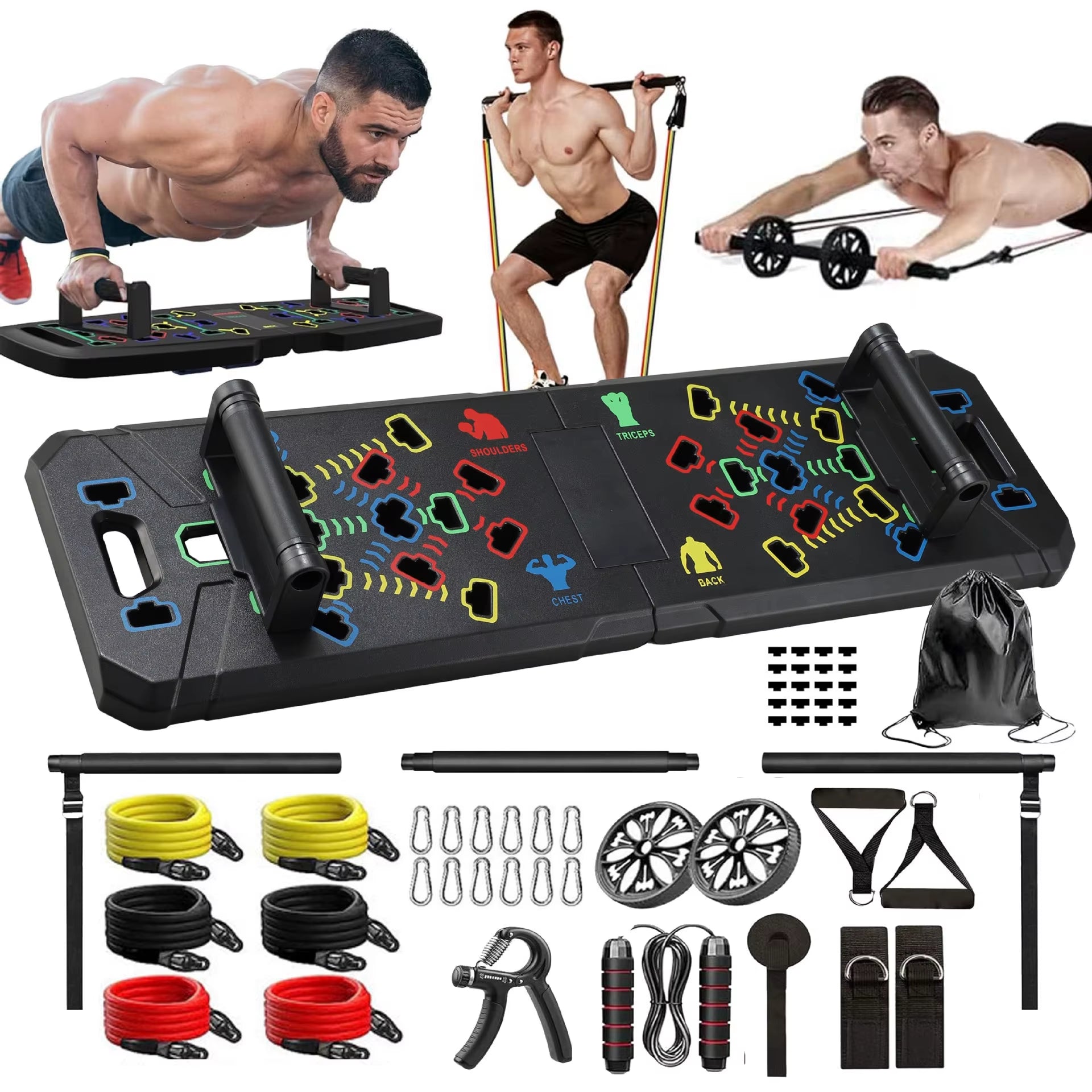 PushMax Pro™ – Color-Coded Total Upper Body Trainer Board